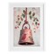Stupell Industries Vintage Christmas Bell Framed Print Under Glass, design by Petal Prints Design